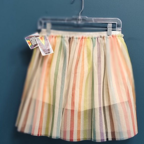 Toddler Pride Tutu - Rainbow Striped - Picture 1 of 4